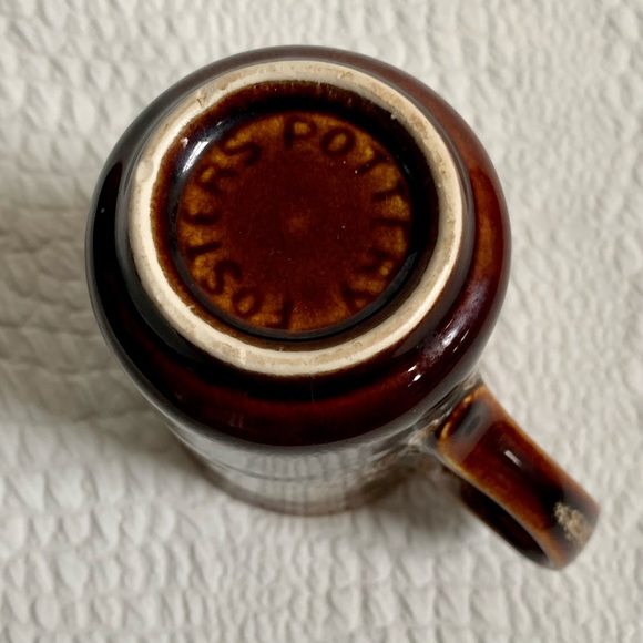 Fosters Pottery Cornwall Honeycomb Drip Glaze Cup/Mug & Saucer Plate Set - Picture 6 of 8